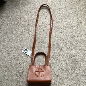 Small, Brown Telfar Bag